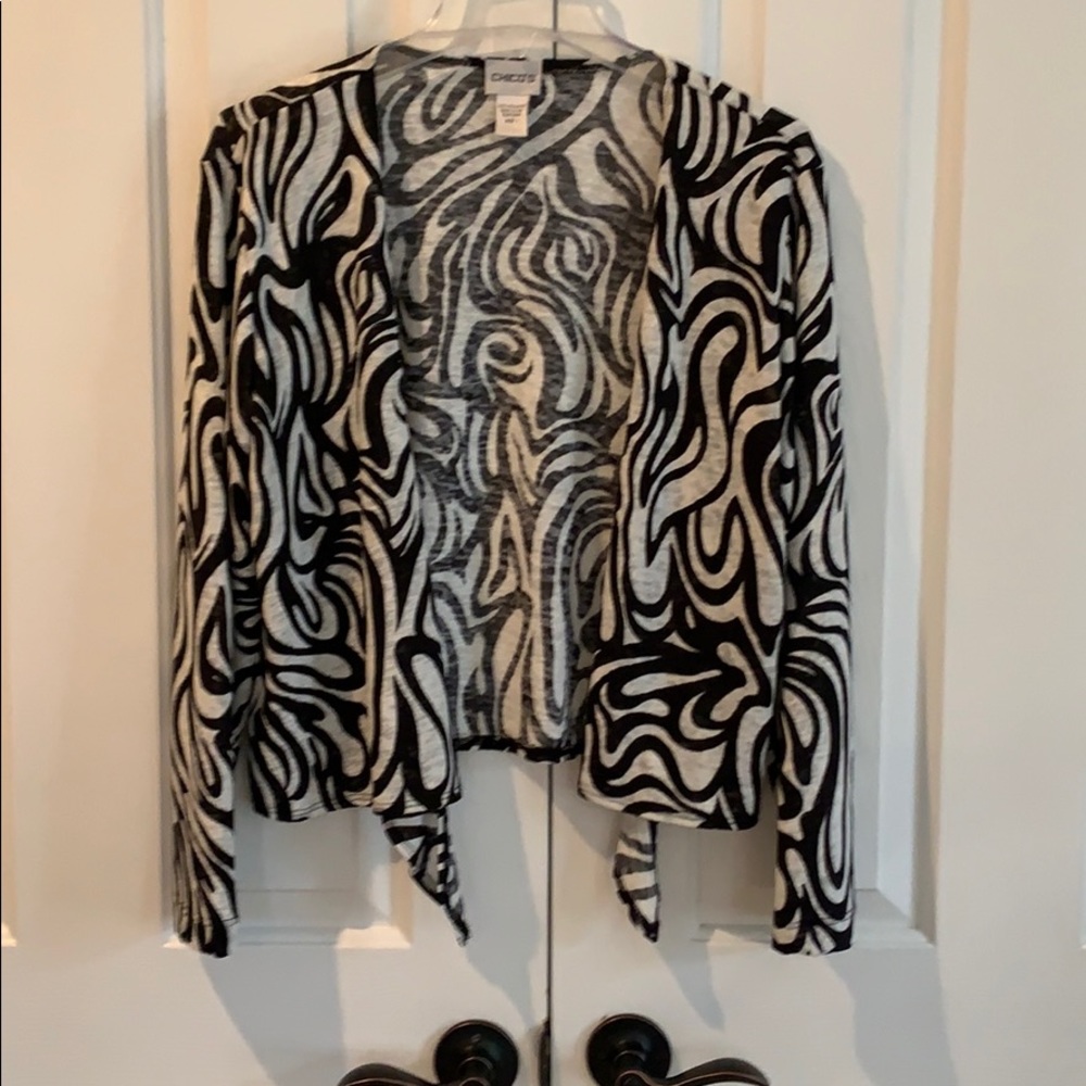 Chico's Drape Sweater Cardigan